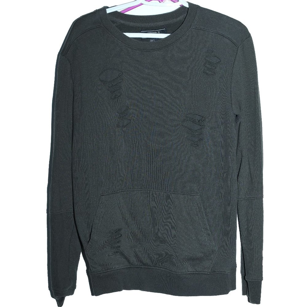 Forever 21 Men's Ripped Sweater Size Small
